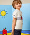 Tee-shirt Monsieur Madame en coton enfant blanc MARSHMALLOW