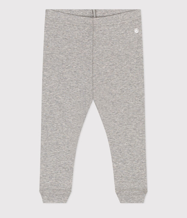 Katoenen legging voor baby's grijs