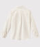 Jongensshirt van oxford stof wit ECUME