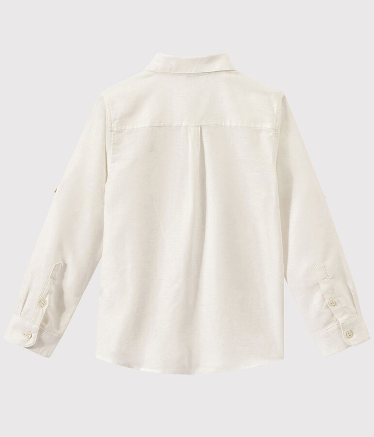 Chemise oxford enfant gar&ccedil;on blanc