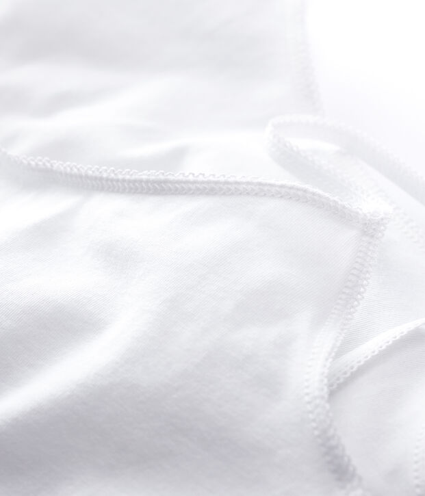 Lot de 2 brassi&egrave;res blanches fille blanc