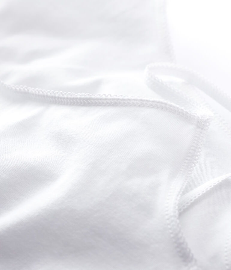 Lot de 2 brassi&egrave;res blanches fille blanc