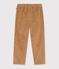 Fluwelen rechte broek voor kinderen LATTE