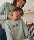 Sweatshirt en molleton enfant fille