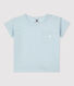 Tee-shirt manches courtes uni en jersey bébé