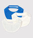 Lot de 3 bavoirs bébé en coton biologique
