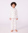 Katoenen geknoopte pyjama met print voor kinderen MARSHMALLOW/ OLYMPIC/ MULTICO