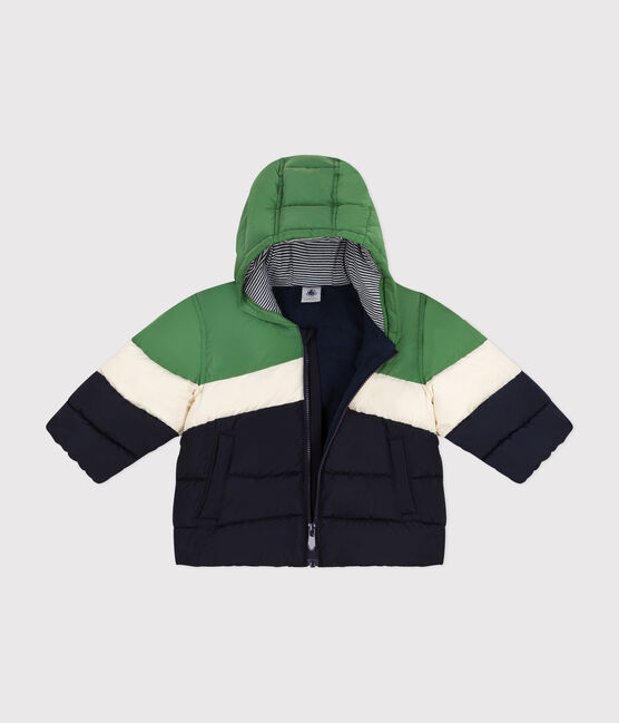 Donsjack met colorblock en capuchon voor baby's PALMERAIE/ MULTICO