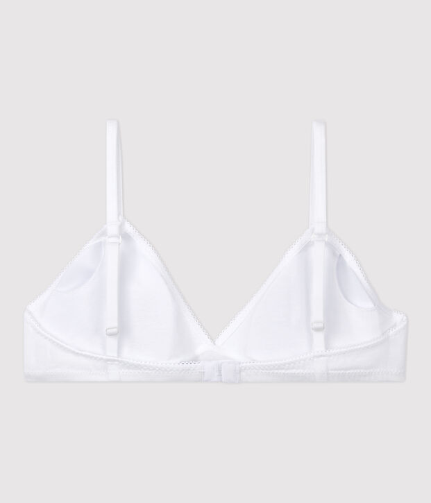 Soutien-gorge padd&eacute; blanc fille blanc