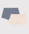 Lot de 2 shorties petite fille en coton variante 1