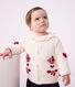 Cardigan b&eacute;b&eacute; en tricot laine et coton et motifs jacquards