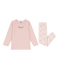 Pyjama en coton enfant rose SALINE/blanc MULTICO