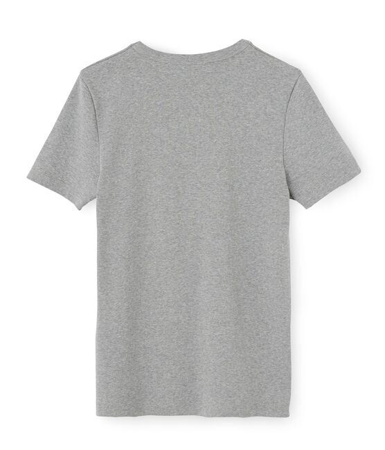 Heren-t-shirt met korte mouwen en ronde hals grijs SUBWAY CHINE
