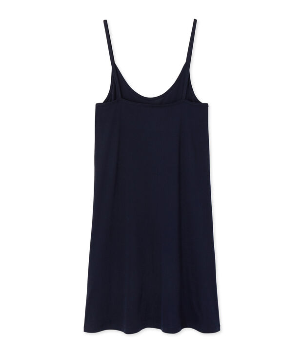 Chemise &agrave; bretelles femme en coton l&eacute;ger blauw