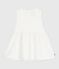 Robe blanche bébé en coton broderie anglaise sans manches blanc MARSHMALLOW