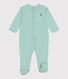 Katoenen babypyjama met streepjes