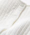 Cardigan en tubique matelassé bébé fille blanc MARSHMALLOW