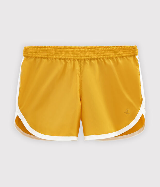 Short enfant fille jaune