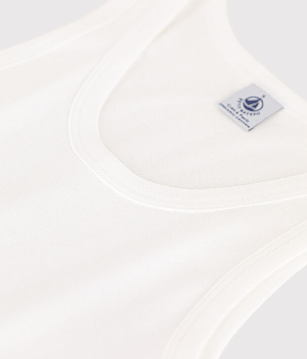 L'ICONIQUE, tanktop in biokatoen voor vrouwen wit