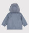 Coupe-vent chaud en polyester recyclé bébé bleu SMOKING/blanc MARSHMALLOW
