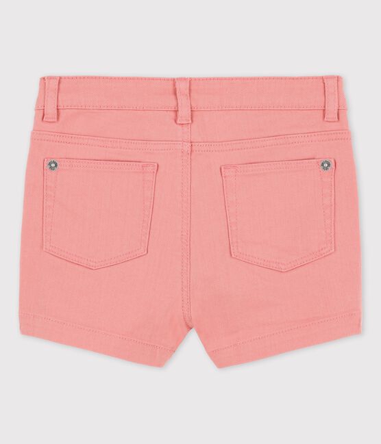 Short en denim enfant fille rose PAPAYE