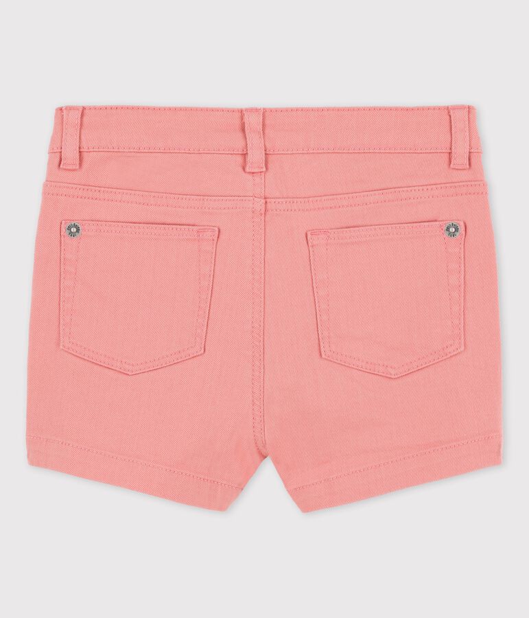 Short en denim enfant fille rose PAPAYE