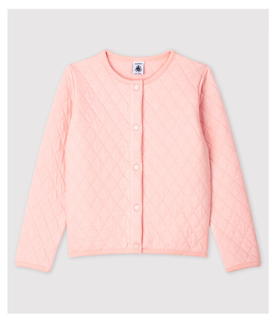 Cardigan en tubique enfant Fille rose MINOIS