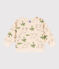 Sweatshirt in molton voor baby's. wit AVALANCHE/ MULTICO