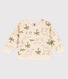 Sweatshirt in molton voor baby's.