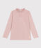 T-shirt met lange mouwen uit katoen voor meisjes roze SALINE
