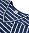 Iconisch damesshirt blauw/wit