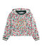 Sweatshirt meisjes grijs BELUGA/wit MULTICO