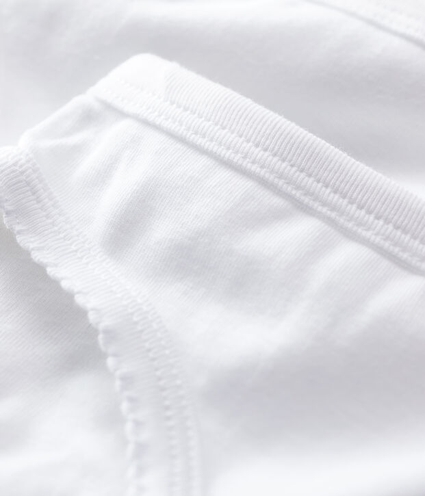 Lot de 2 culottes blanches petite fille multicouleur