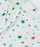 Pyjama enfant en velours imprim&eacute; &eacute;toiles bleu/multicouleur