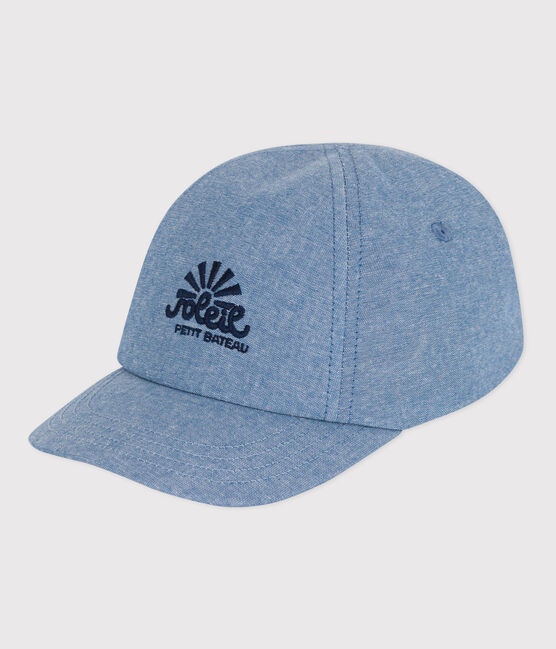 Hemelsblauw pet blauw DENIM CLAIR