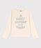 T-shirt met lange mouwen uit katoen voor meisjes/jongens wit AVALANCHE/ ROVER/ MULTICO