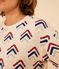 Sweatshirt van fleece voor dames wit AVALANCHE/ MULTICO