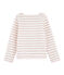 Marinetrui voor meisjes wit MARSHMALLOW/roze JOLI BRILLANT