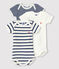 Lot de 3 bodies manches courtes bébé variante 1