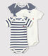 Lot de 3 bodies manches courtes bébé