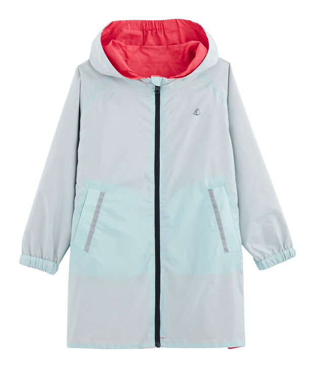 Omkeerbare uniseks windstopper voor kinderen roze/blauw