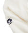 Wollig fleece sweatshirt jongens wit MARSHMALLOW