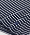 L'Iconique, gestreept katoenen T-shirt voor dames blauw/wit