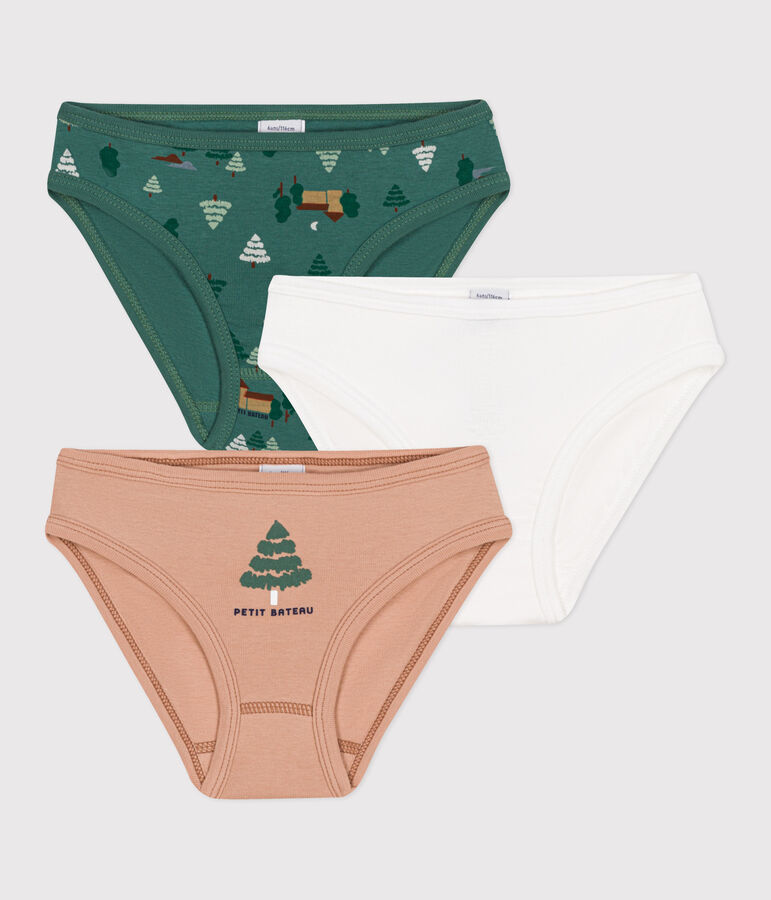 Set van 3 katoenen slipjes voor kinderen variante 4