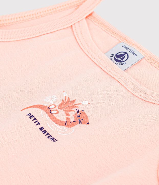 Chemise &agrave; bretelles en c&ocirc;te TANGERINE