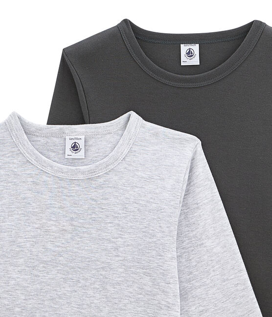 Set van 2 jongens T-shirts met lange mouwen variante 1