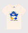 Katoenen T-shirt met print voor meisjes ecru AVALANCHE