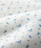 Babytrappelzak van biologisch katoen wit MARSHMALLOW/wit MULTICO