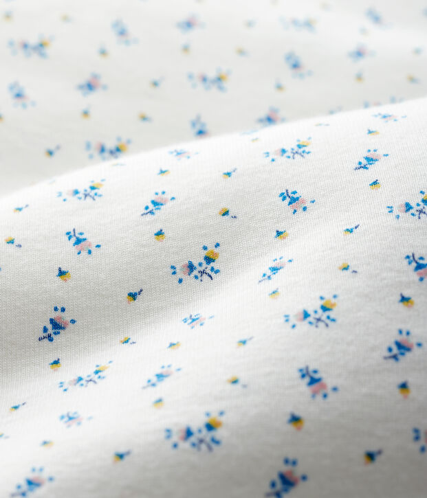 Trappelzak van ribkatoen voor baby's wit/multicouleur
