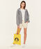 Sac shopping uni jaune JAUNE